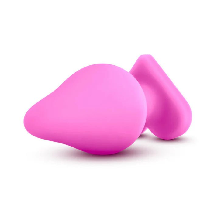 Naughty Candy Hearts 'Be Mine' Pink Heart Anal Plug – CB-X