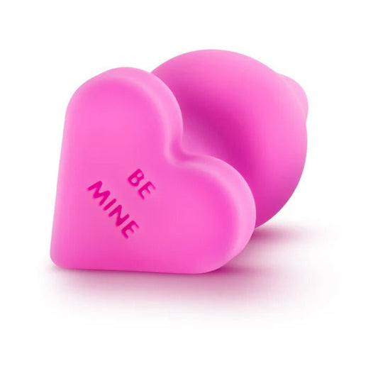 CB - X - Naughty Candy Hearts 'Be Mine' Pink Heart - Shaped Anal Plug