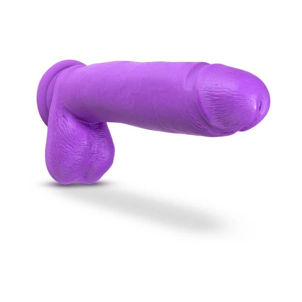 CB - X - Neo Elite 11" Neon Dual Density Dildo with Balls & Suction Cup