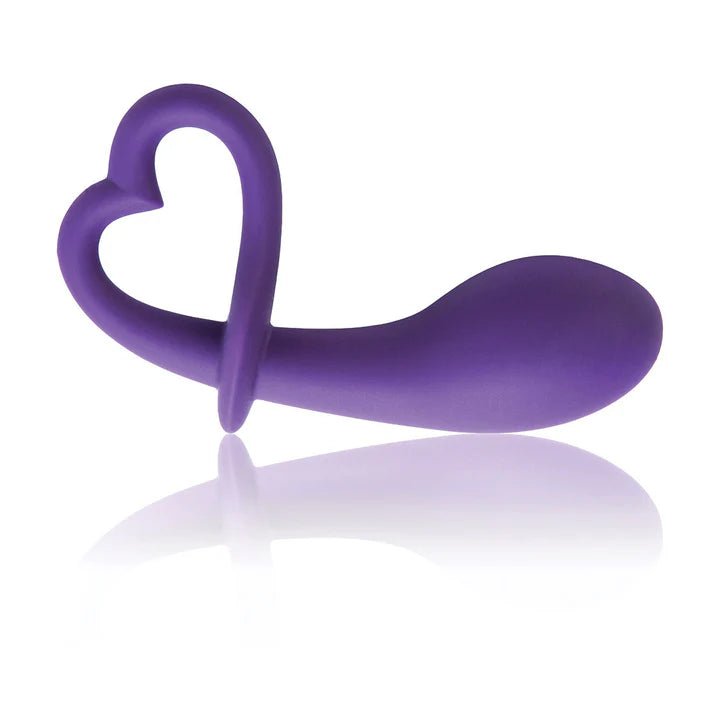 CB - X - OhMiBod LoveLife Dare 4" Purple Curved Silicone Anal Plug