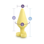 CB - X - Play with Me Naughty Yellow Candy Hearts 'Spank Me' Anal Plug