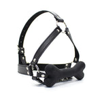 CB-X - Ple'sur Full Head Harness Dog Bone Gag