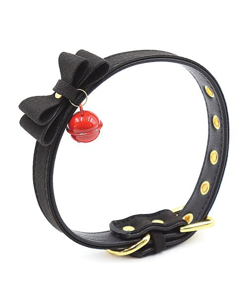 CB-X - Ple'sur Red Bell Bow Tie Collar