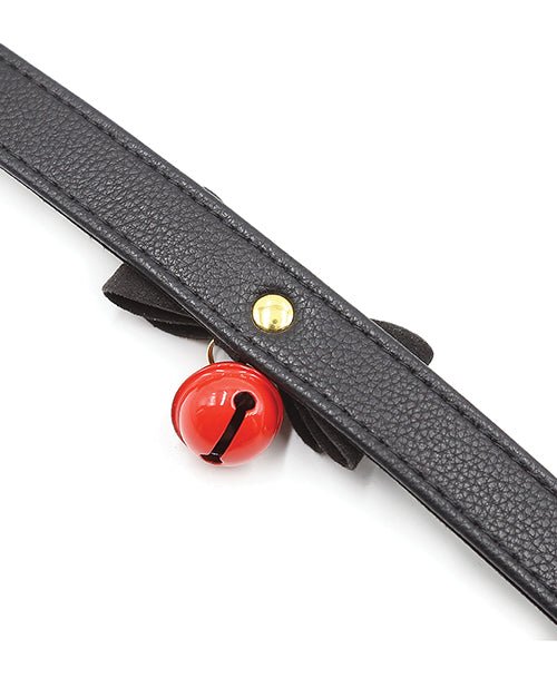 CB-X - Ple'sur Red Bell Bow Tie Collar