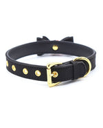 CB-X - Ple'sur Red Bell Bow Tie Collar