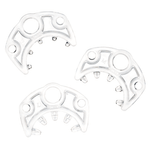 CB-X Clear Points of Intrigue chastity accessory set of three with different length points