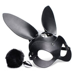 CB - X - Tailz Bunny Mask with Furry Butt Plug