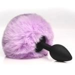 CB - X - Tailz Fluffy Bunny Tail Silicone Plug - All Colors