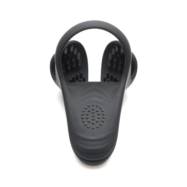 CB - X - Trinity Men Remote Controlled Taint Vibrator with Cock & Ball Ring