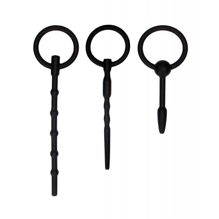CB-X - Urethral Sounding 3-Piece Silicone Plug Set