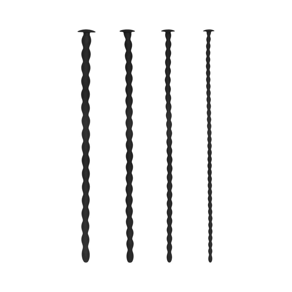 CB-X - Urethral Sounding Advanced Silicone Spiral Screw Sounding Plug Set