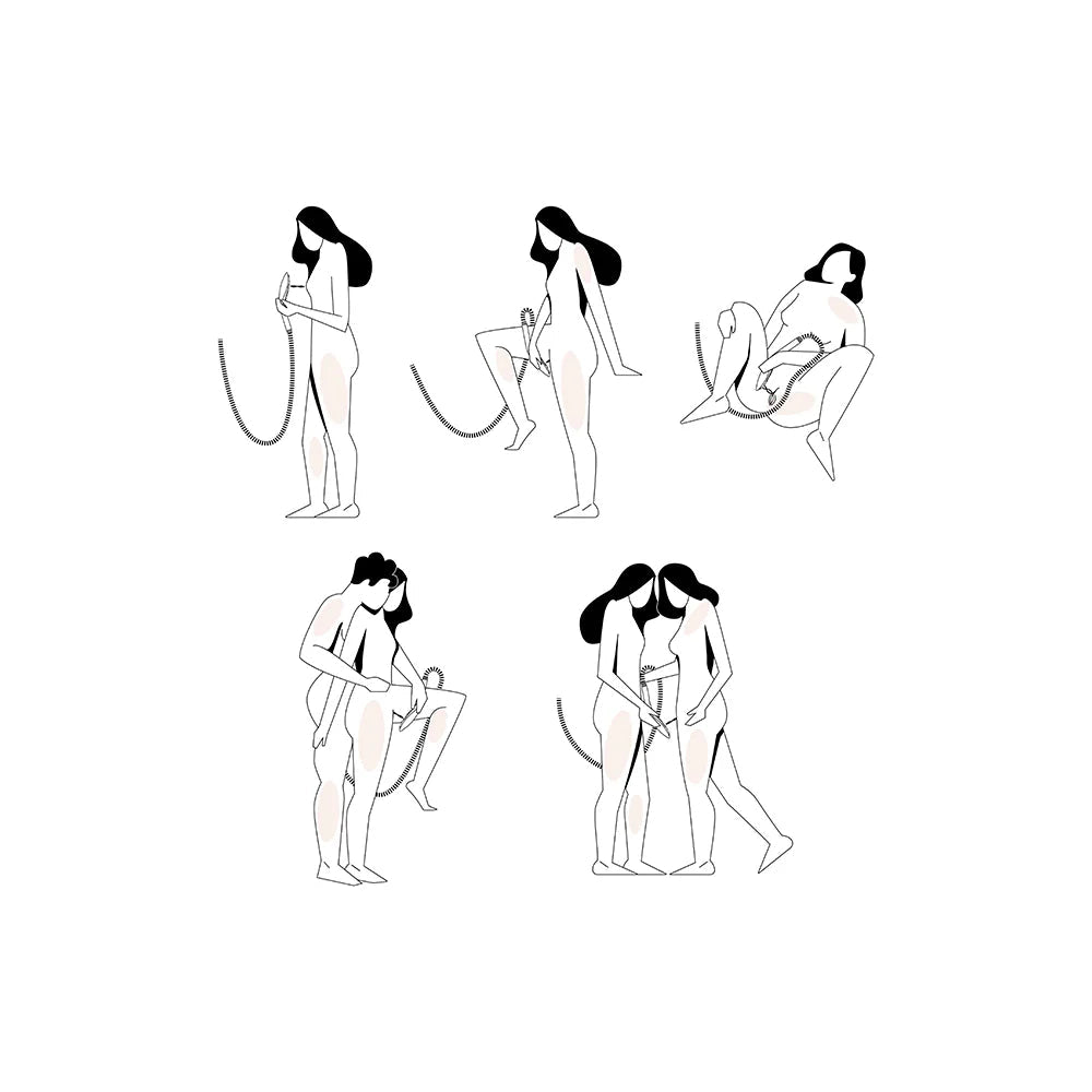 CB - X - Womanizer Wave Shower Head Masturbator