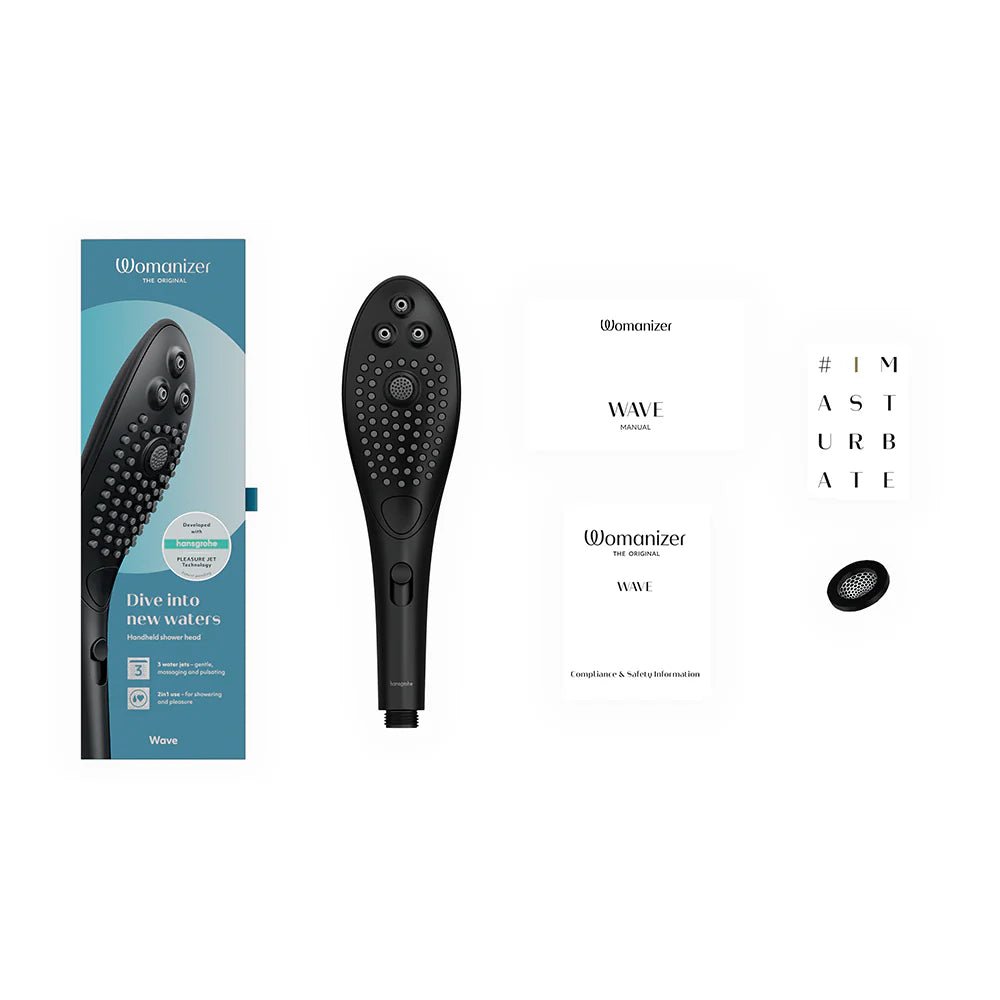 CB - X - Womanizer Wave Shower Head Masturbator