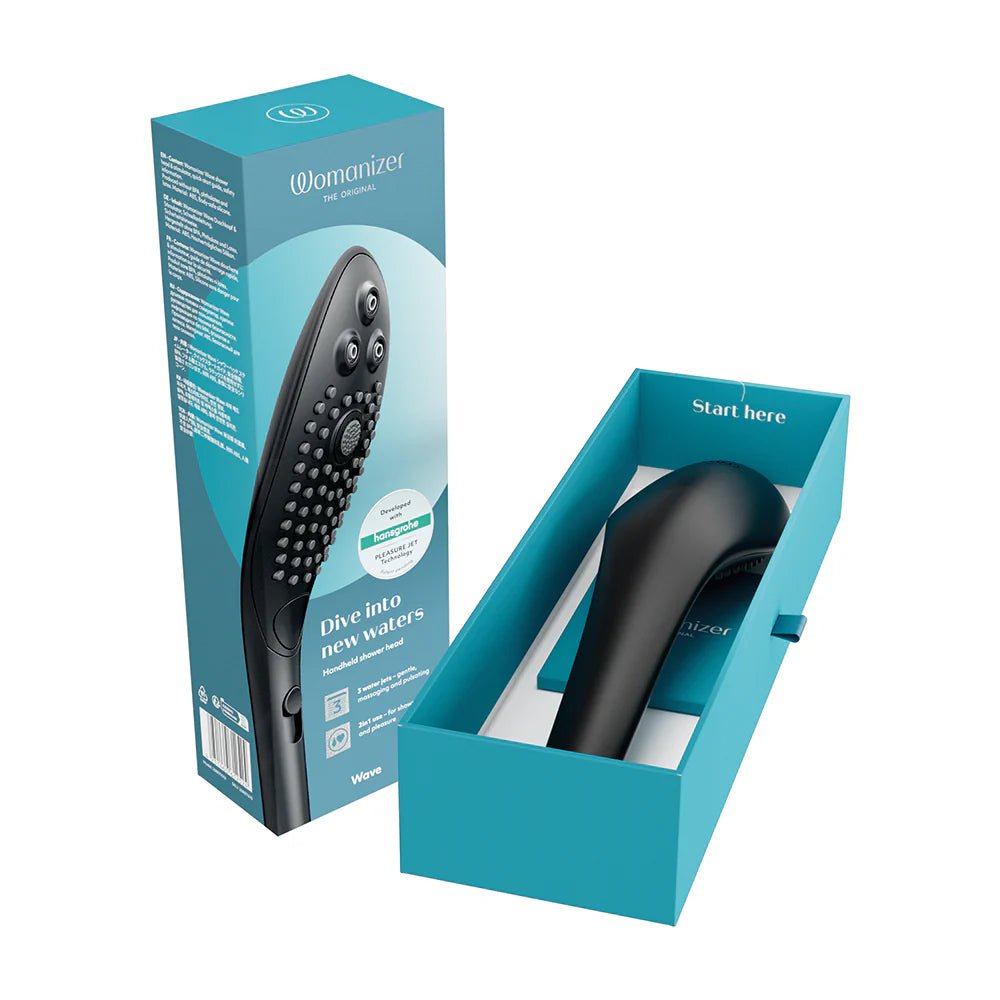 CB - X - Womanizer Wave Shower Head Masturbator