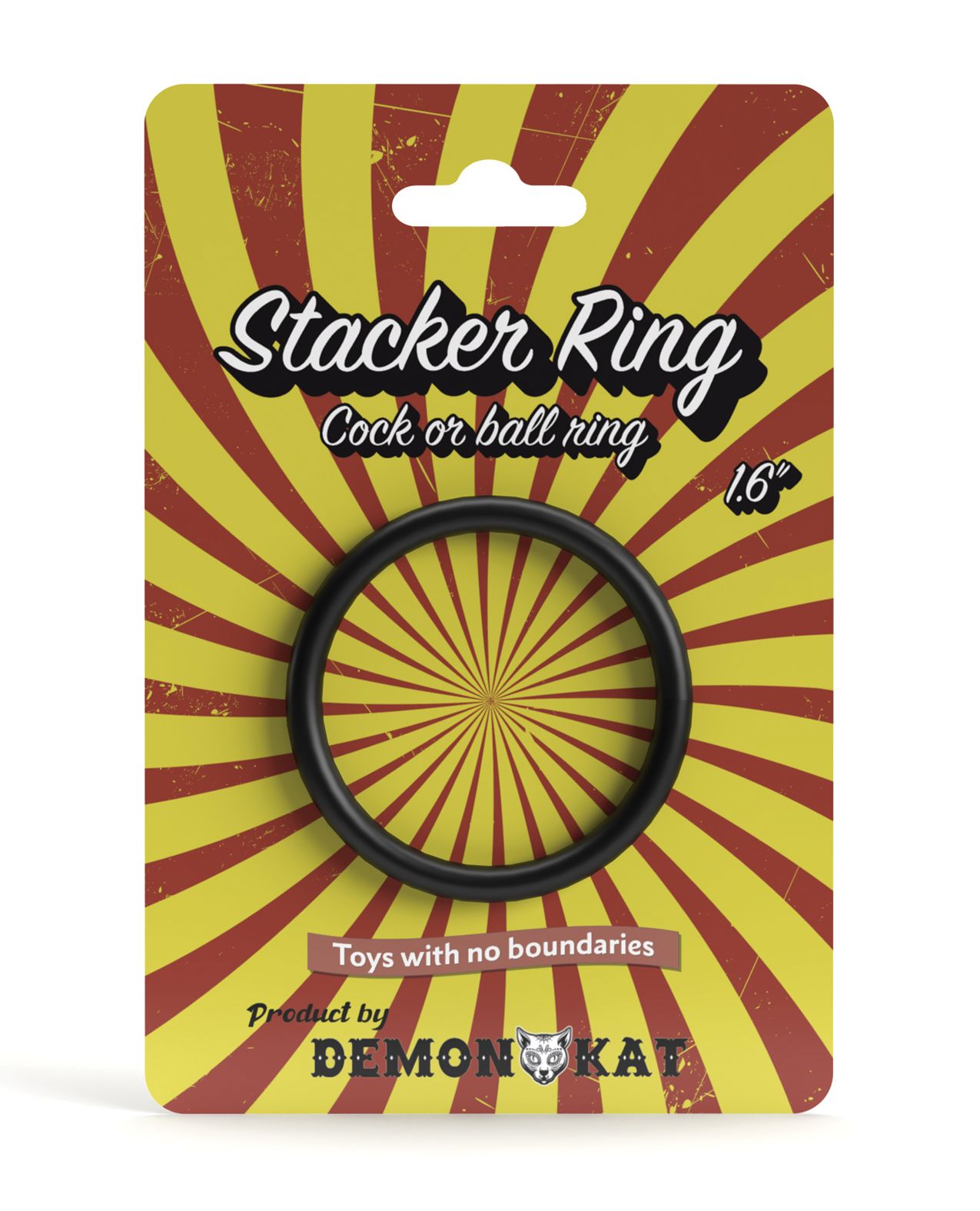 Demon Kat 1.6" Stacker Cock Ring Ball Stretcher