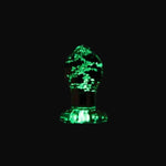 CB - X - Firefly Glow - in - the - Dark 2.4" Glass Anal Plug