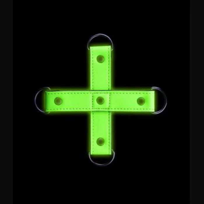 CB - X - Glow in the Dark BDSM Hogtie Restraint Neon Green