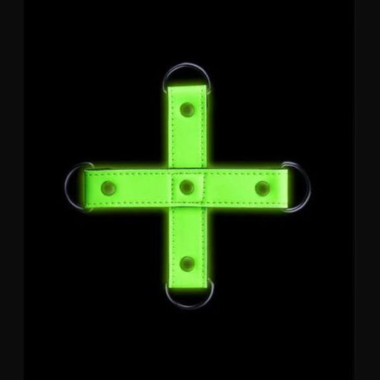 Glow in the Dark BDSM Hogtie Restraint Neon Green