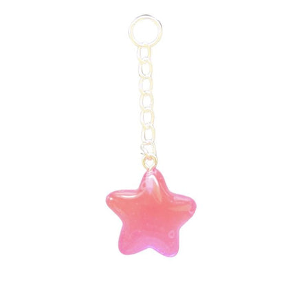 Glow-in-the-Dark Twinkle Star Charm for Chastity Cage