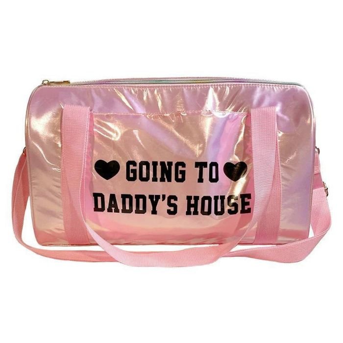 CB - X - Going To Daddy's House Iridescent Pink Travel Bag