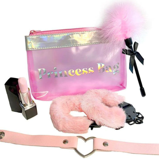 Princess Holographic Bag with 4-Piece Kinky Sex Toys Set