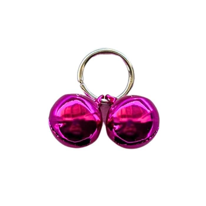 CB - X - Hot Pink Jingle Bell Mini Chastity Cage Accessory
