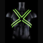 CB - X - Men's Glow - in - the - Dark Chest Harness Neon Green