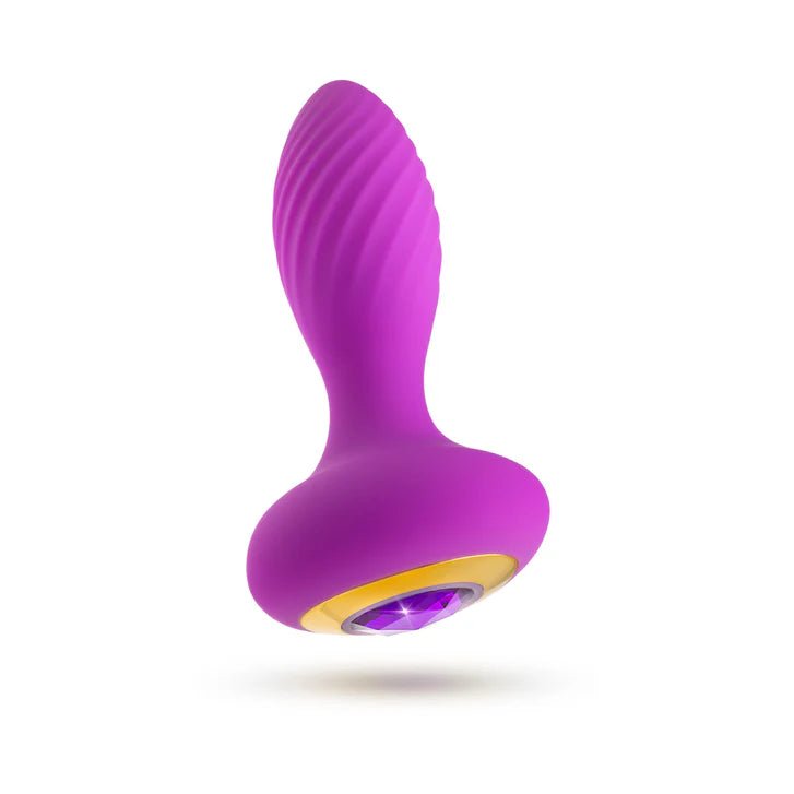 Oh My Gem Charm Amethyst Rechargeable Butt Plug