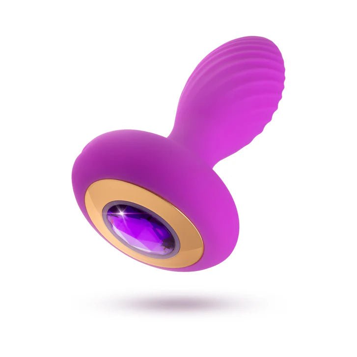 Oh My Gem Charm Amethyst Rechargeable Butt Plug