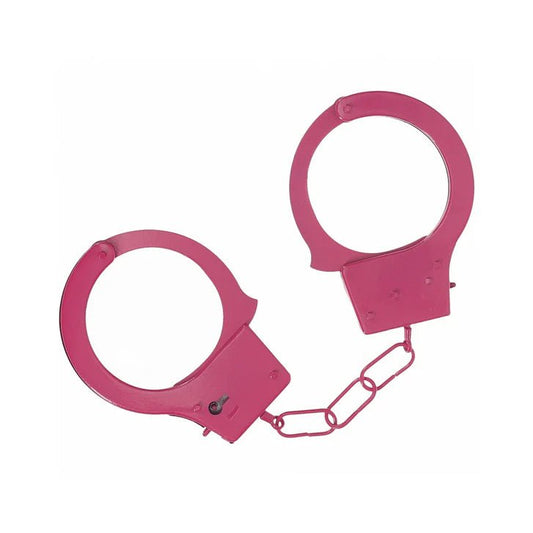 Ouch! Classic Pink Metal Handcuffs