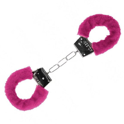 Ouch! Quick-Release Furry Hot Pink Handcuffs