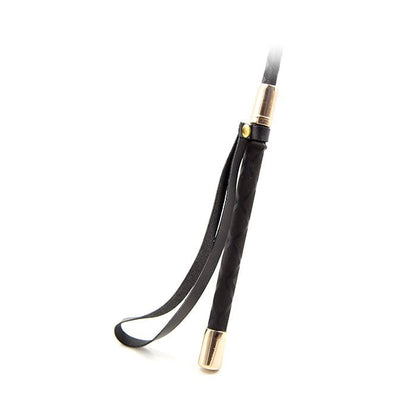 Ple'sur Black Vegan Leather 21" Riding Crop