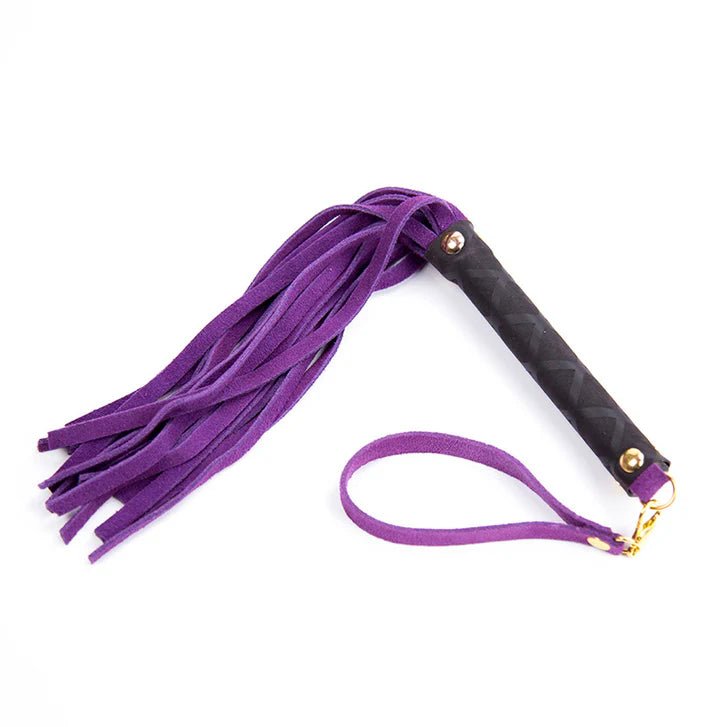 Ple'sur Genuine Leather 11" Mini BDSM Flogger