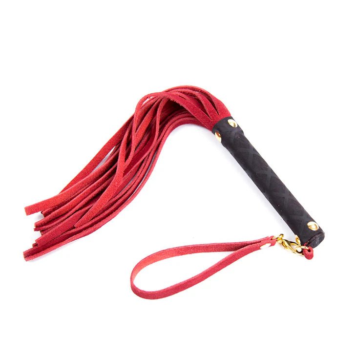 Ple'sur Genuine Leather 11" Mini BDSM Flogger