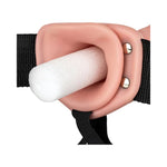 CB - X - RealRock Realistic 10 inch Hollow Strap - On Harness with Dildo