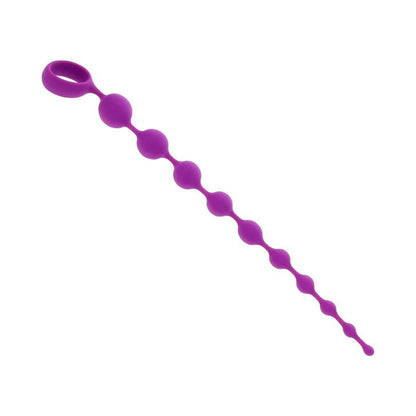 Selopa 14" Long Silicone Anal Beads - Purple