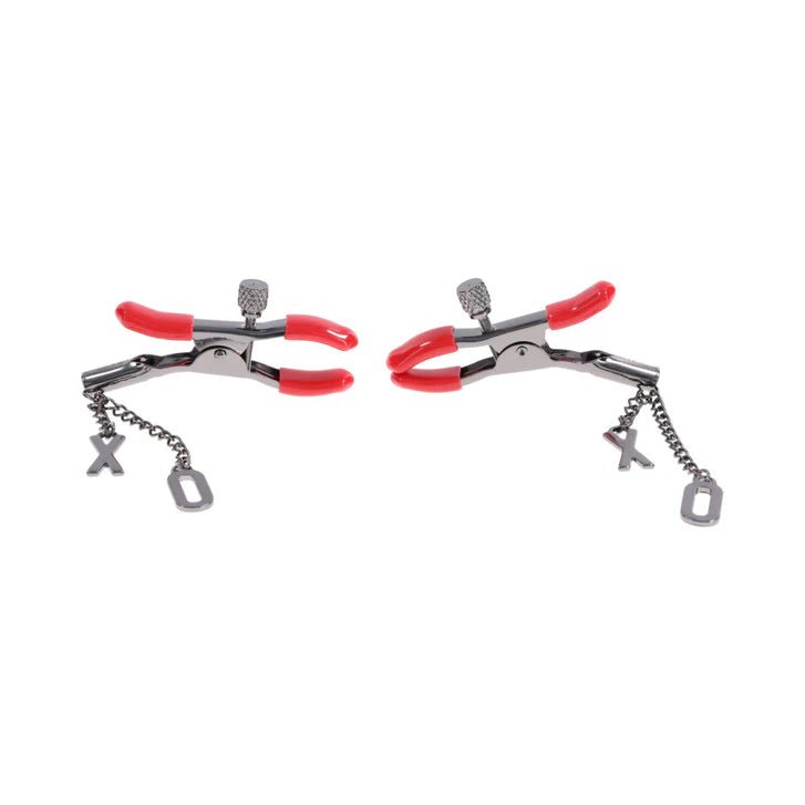 CB - X - Sex & Mischief Ex's & Oh's Adjustable Nipple Clamps