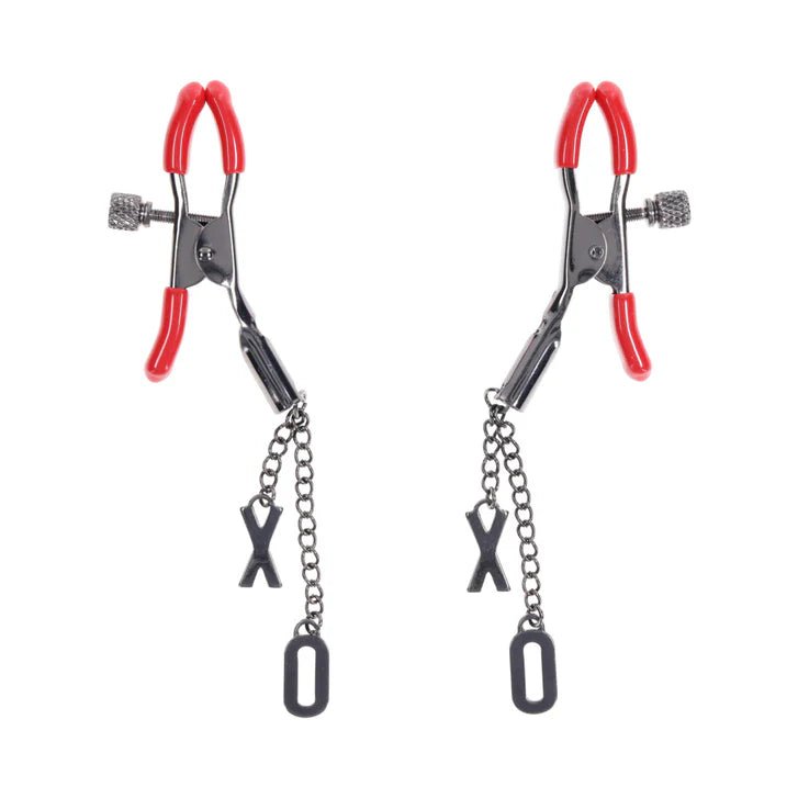 CB - X - Sex & Mischief Ex's & Oh's Adjustable Nipple Clamps