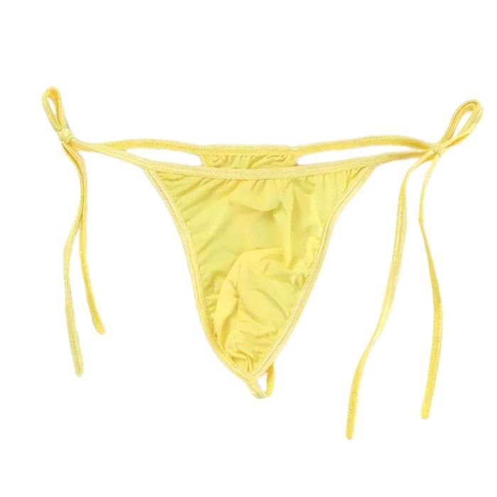 Side Tie G-String Thong Chastity Underwear for Men