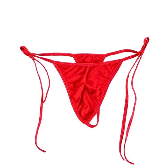 Side Tie G-String Thong Chastity Underwear for Men