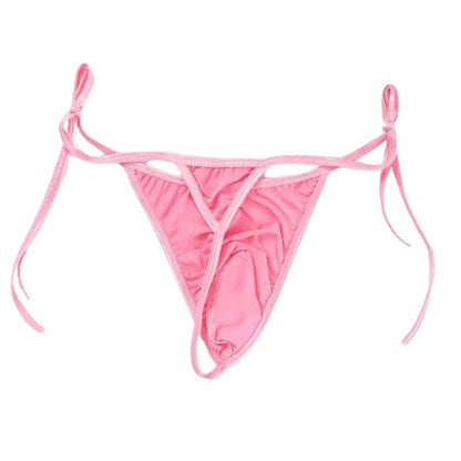 Side Tie G-String Thong Chastity Underwear for Men