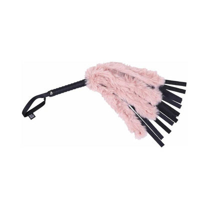 Sportsheets Sex & Mischief Brat Black & Pink Faux Fur Flogger