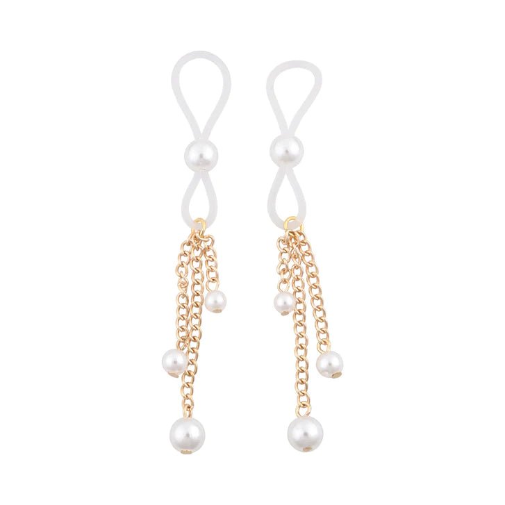 CB - X - Sportsheets Sex & Mischief Pearl Nipple Ties