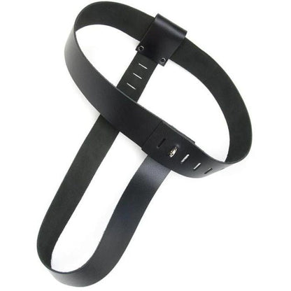 Strap-In Leather Female Chastity Harness