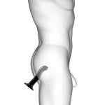 CB - X - Strap - On - Me P - spot and G - Spot XL 7.79" Silicone Dildo - Black