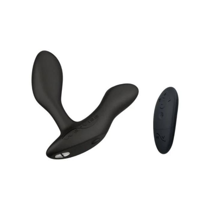 We-vibe Vector Adjustable Anal Prostate Massager and all black remote