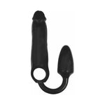CB - X - XXXPANDER Penis Sleeve Cock Extender with Cock Ring & Smooth Anal Plug