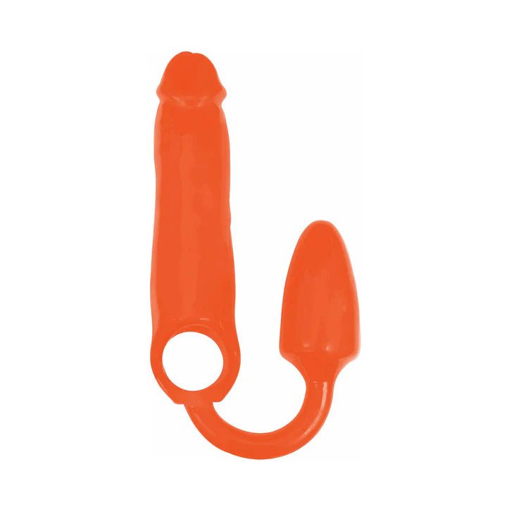 CB - X - XXXPANDER Penis Sleeve Cock Extender with Cock Ring & Smooth Anal Plug