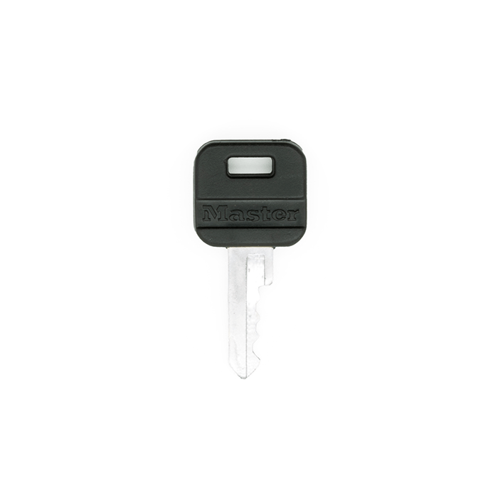 black coated Master key with silver key portion