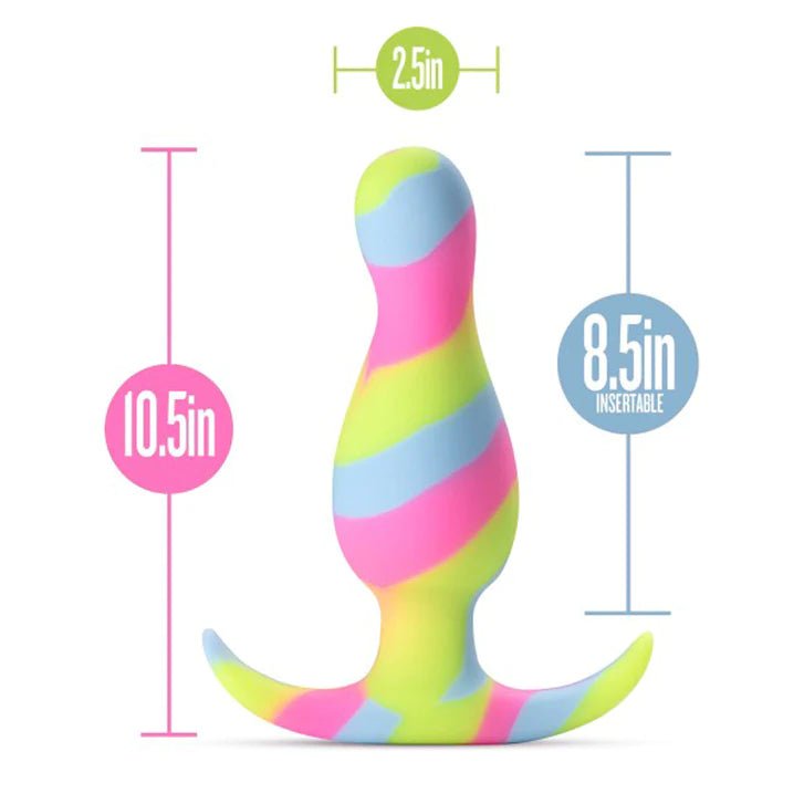CB - X - Blush Avant Kaleido Silicone Butt Plug